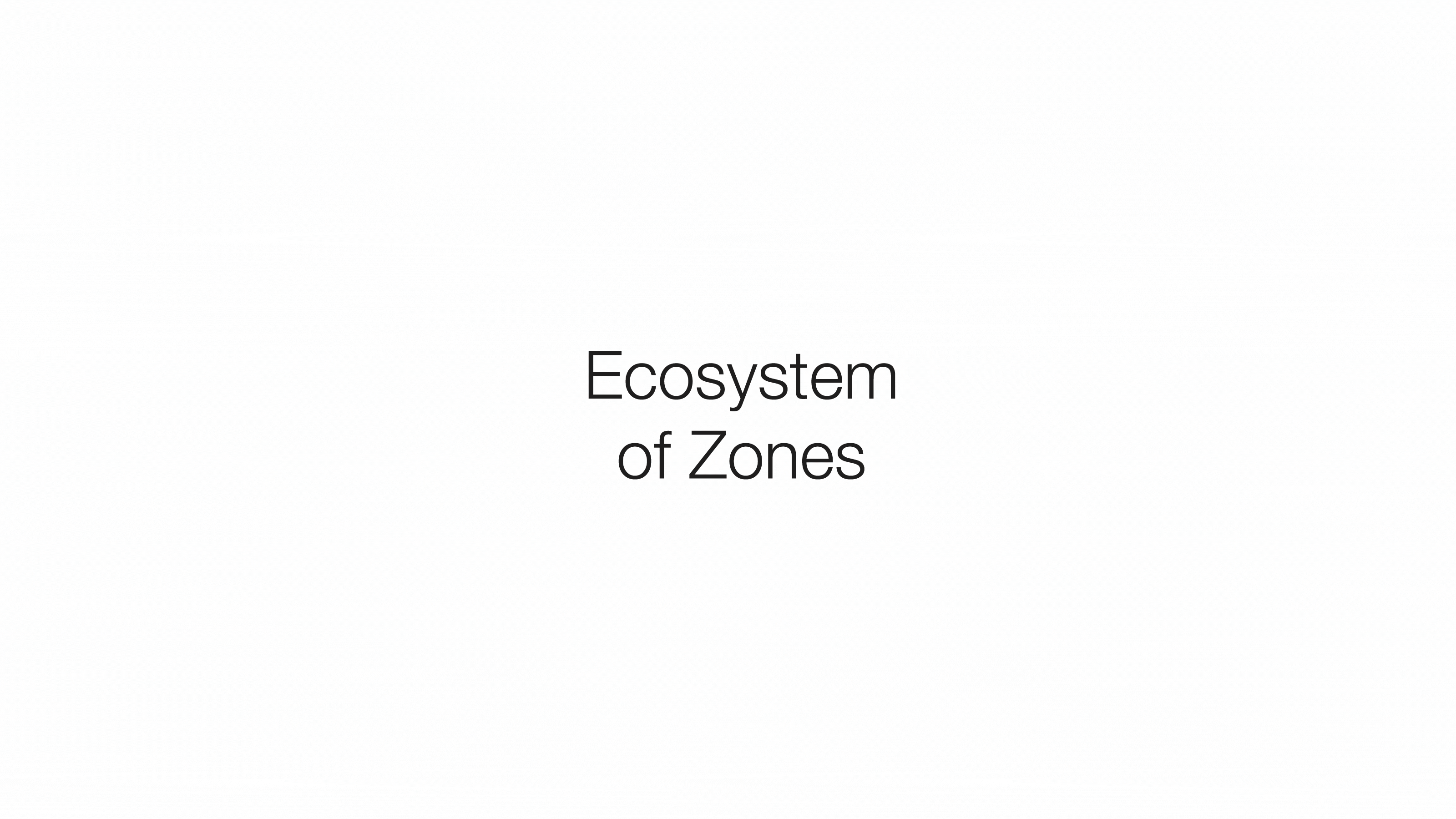 animated gif that displays the five spatial zones in a workplace: Social, Meeting, Resource, Resident and Nomadic