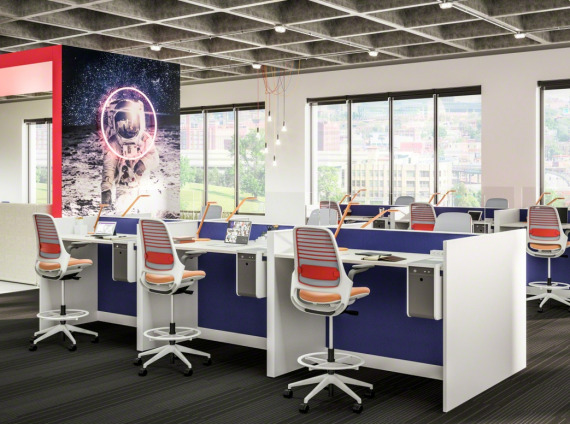 Answer Panel Systems white and purple