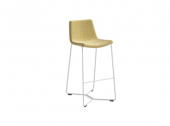 tall stool in yellow