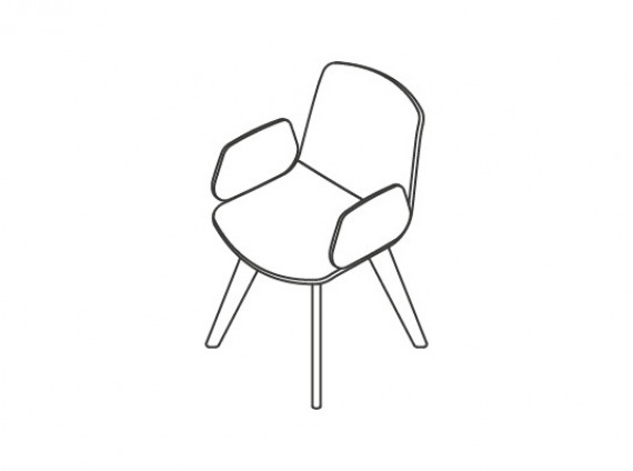 wire frame guest chairs