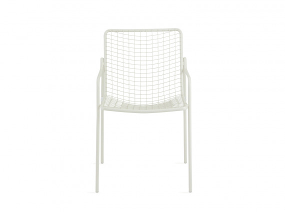 White Coalesse EMU Rio Armchair on white background